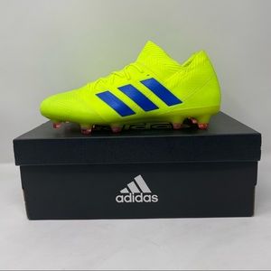 mens blue and yellow adidas trainers